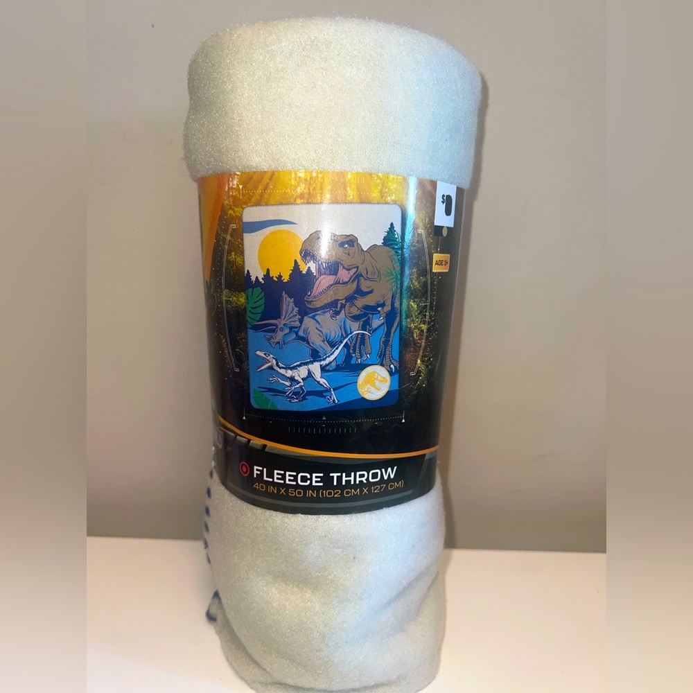 Jurassic Park Fleece Throw Blanket